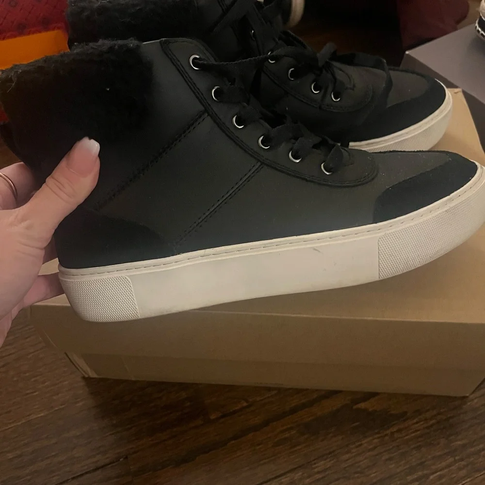 UGG Women's Black High-Top Sneakers - Picture 2 of 5